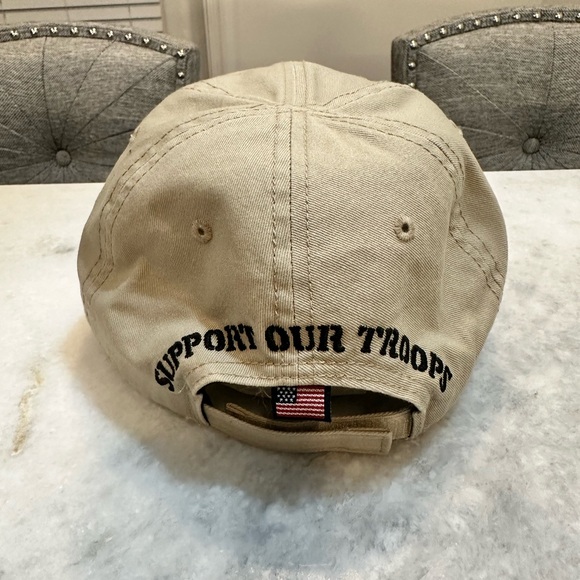 Marine Corps “Support Our Troops” USMC Embroidered Hat with Velcro Strap - NWOT - Picture 5 of 11